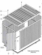 container zincati abbattibili disegno
