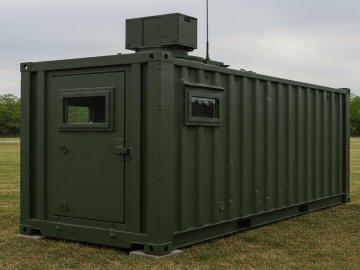 container protezione balistica militari