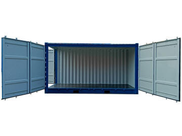 Container 20' Open side per fusti