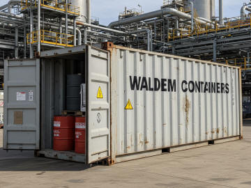 20' box Container stoccaggio fulti oli barili 