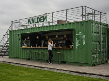 container chiosco bar terrazza