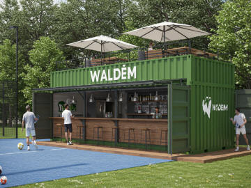 container chiosco bar Sport