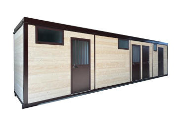 mobil home container Porte finestre