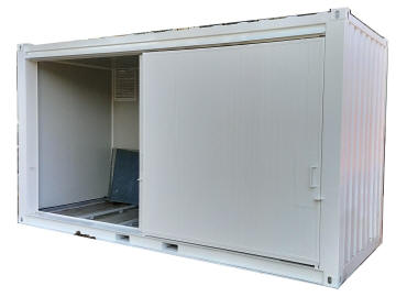20' high cube Open side scorrevole