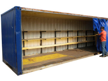 container telone open side 40'