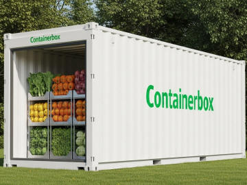 40' reefer container frigo cella frutta verdura