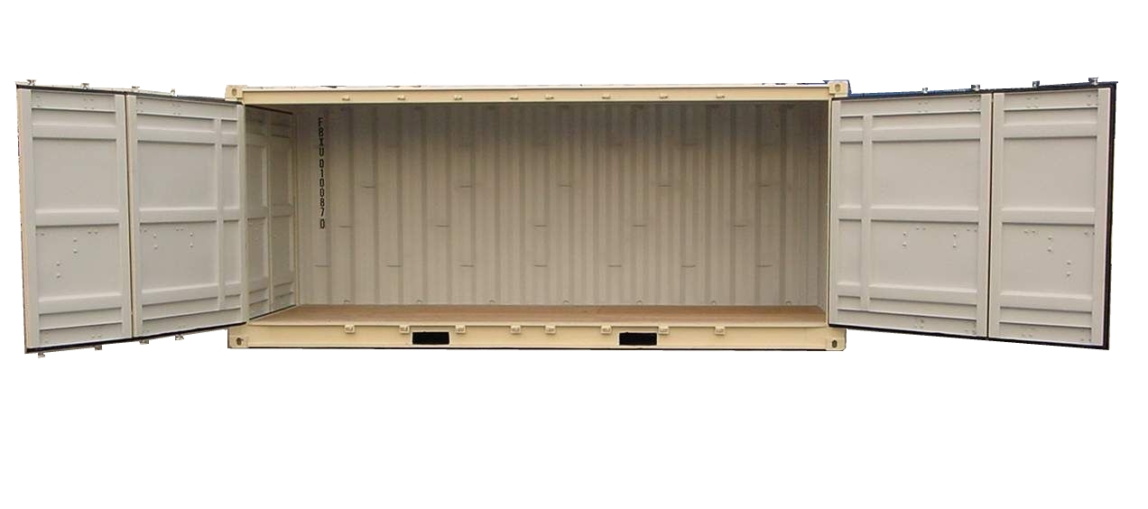 container 20' Open side iso 1c