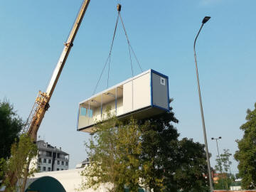 container monoblocchi compressi moduli affiancati